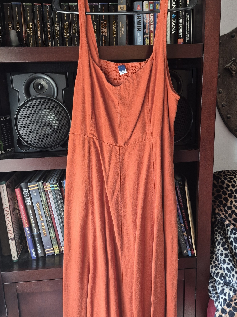 Old Navy Rust-Orange Sleeveless Maxi Dress